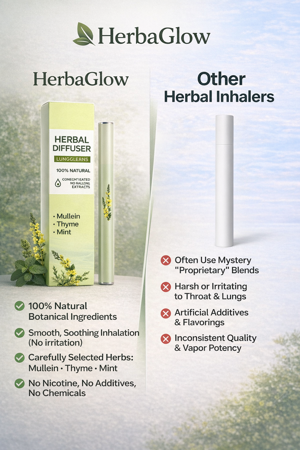 HerbaGlow Natural Diffuser
